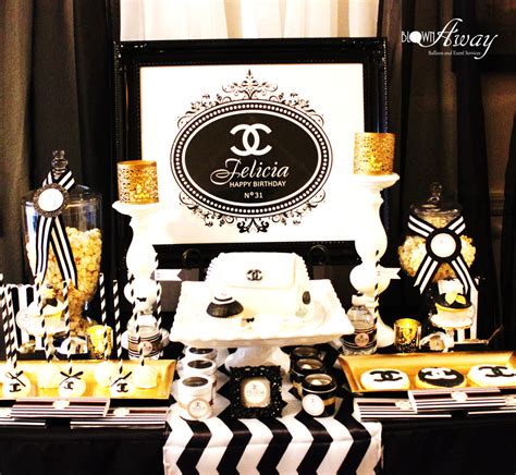 chanel theme birthday|coco Chanel party ideas.